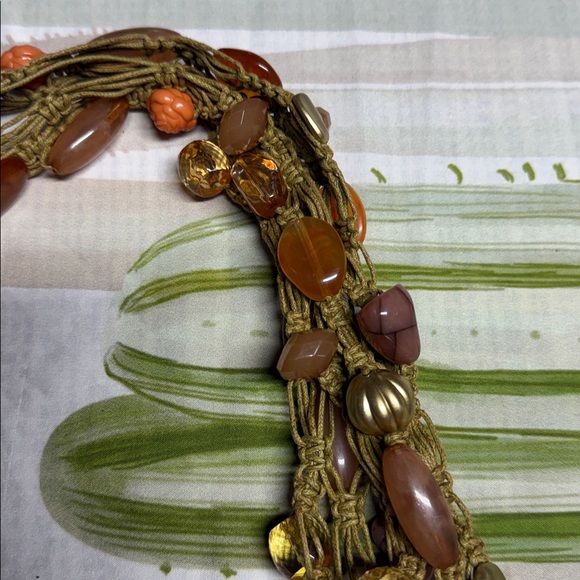 Cappelli Straworld woven straw tote bag with beaded handles Pink medium Y2K - Picture 2 of 8